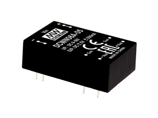 MEAN WELL DCWN06C-15, 36 - 72 V, 6 W, 15 V, 0,2 A, RoHS, 600 stk