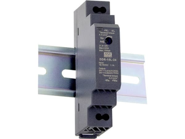 MEAN WELL DDR-15G-24, 15 W, 24 V, 0,63 A, RoHS, 54,5 mm, 90 mm