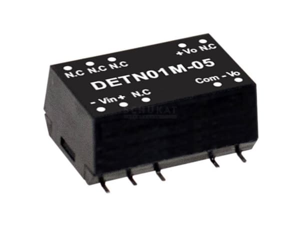 MEAN WELL DETN01M-12, 10,7 mm, 15,2 mm, 7,1 mm, 1,2 g, 1 W, 10.8 - 13.2 V