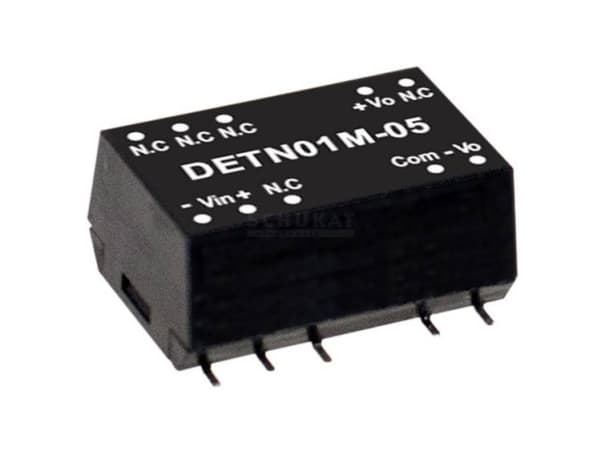 MEAN WELL DETN01M-12, 10,7 mm, 15,2 mm, 7,1 mm, 1,2 g, 1 W, 10.8 - 13.2 V