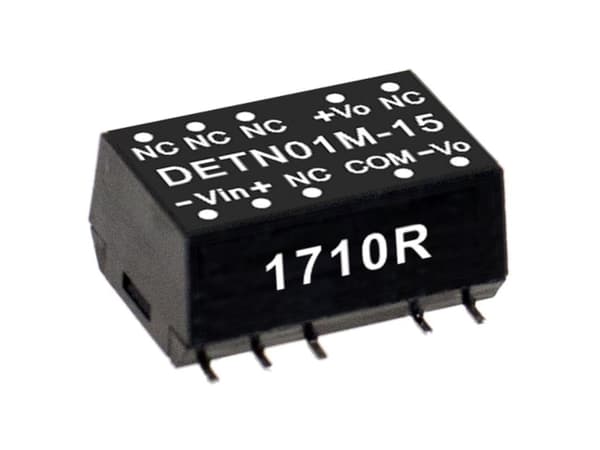 MEAN WELL DETN01M-12, 10,7 mm, 15,2 mm, 7,1 mm, 1,2 g, 1 W, 10.8 - 13.2 V