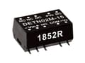 Miniatyrbild 1 av 4: MEAN WELL DETN02L-15, 4.5 - 5.5 V, 2 W, 15 V, 0,07 A, RoHS, 15,2 mm