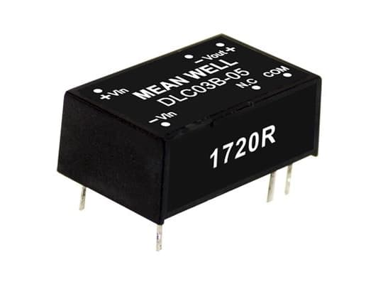 MEAN WELL DLC03C-12, 36 - 75 V, 3 W, 12 V, 0,125 A, RoHS, 1800 stk
