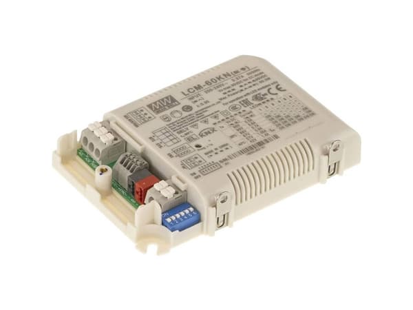 MEAN WELL LCM-60KN, 60 W, 180 - 295 V, 0,5 A, 42 V, 81,5 mm, 123,5 mm