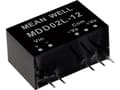 Pikkukuva 3 / 5: MEAN WELL MDD02L-15, 4,5 - 5,5 V, 2 W, 15 V, -0,067 A, RoHS, 3000 stk