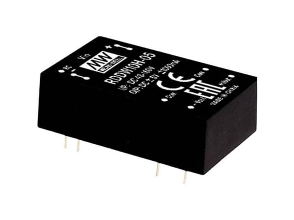 MEAN WELL RSDW10H-05, 43 - 160 V, 10 W, 5 V, 2 A, RoHS, 16 g