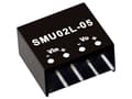 Miniatyrbild 4 av 5: MEAN WELL SMU02L-15, 4.5 - 5.5 V, 2 W, 15 V, 0,133 A, RoHS, 7560 styck