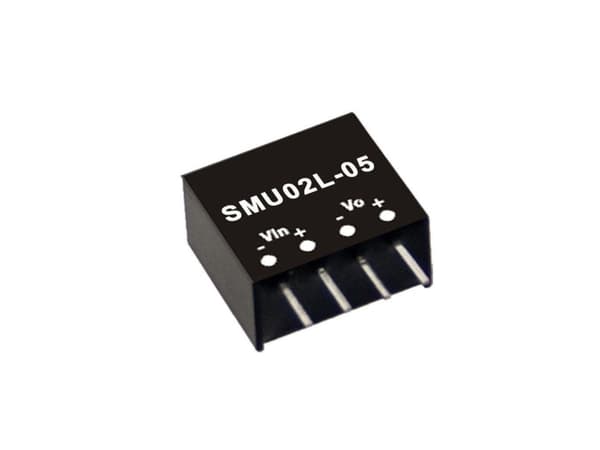 MEAN WELL SMU02M-15, 7,5 mm, 11,6 mm, 10,1 mm, 1,3 g, 2 W, 10.8 - 13.2 V