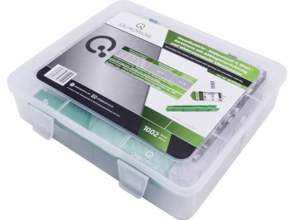 Quadrios Metallmotstånd med axial tråd 0207 0,5 W 1 % 1000 Teile