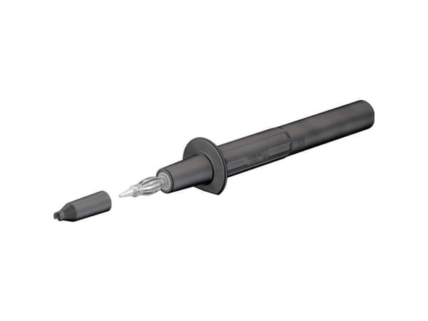 Stäubli PP-115/4 Sikkerhedstestspids CAT II Sort