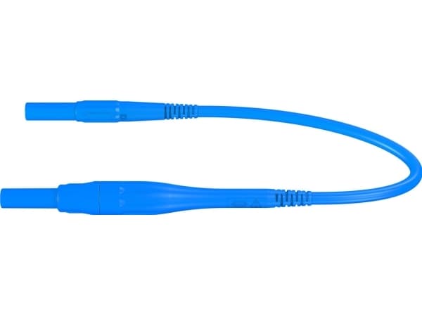 MC XSMF-419, Testausjohdin, Sininen, CAT IV, Nikkeli, PVC-muovi, 2 m