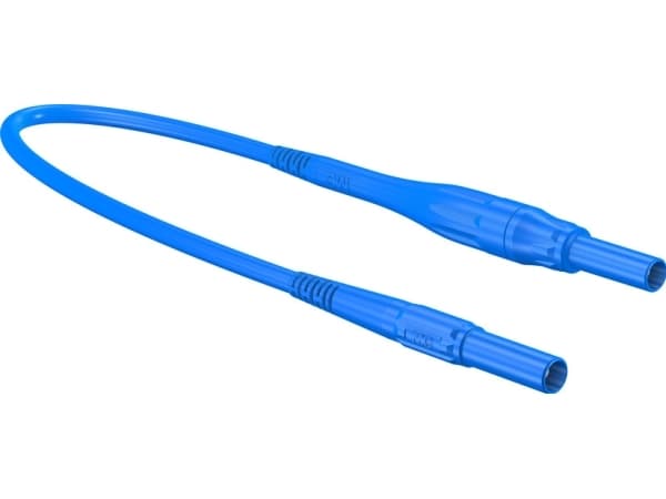 MC XSMF-419, Testausjohdin, Sininen, CAT IV, Nikkeli, PVC-muovi, 2 m