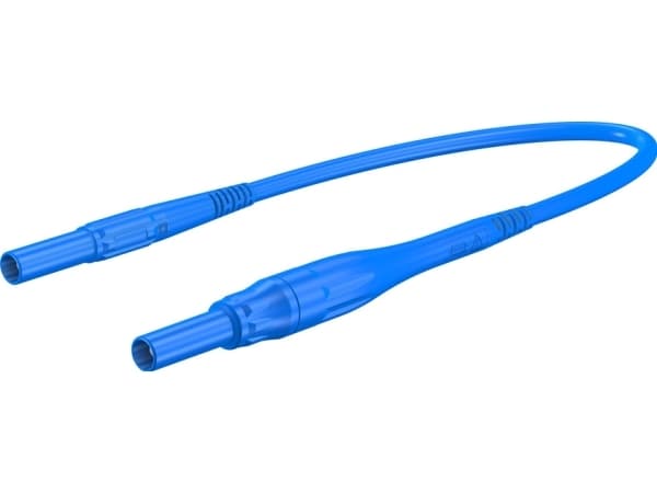 MC XSMF-419, Testausjohdin, Sininen, CAT IV, Nikkeli, PVC-muovi, 2 m