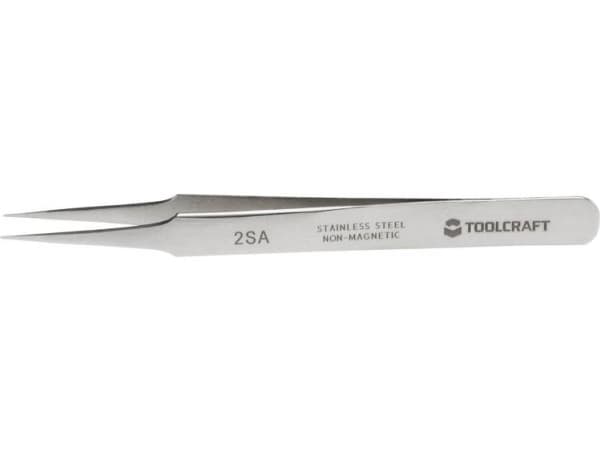TOOLCRAFT TO-5557149 Præcisionspincet 1 stk. 2 SA 120 mm
