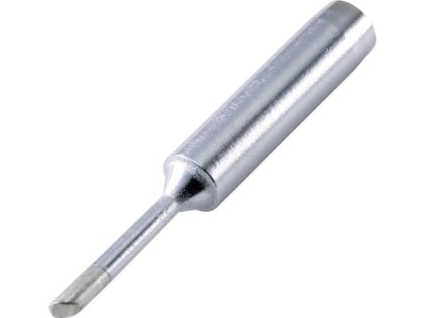 TOOLCRAFT N9-2 Loddespids skråtskåret 45° Spidsstørrelse 2 mm Spids-længde 44 mm Indhold 1 stk