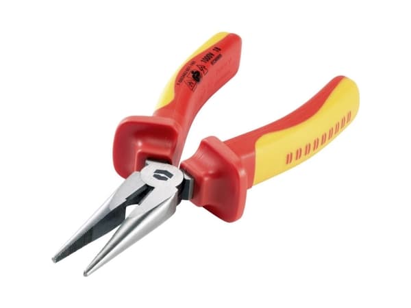 Toolcraft TO-6448056, Nesetang, 5,3 cm, Rød, Gult, 16 cm, 164 g