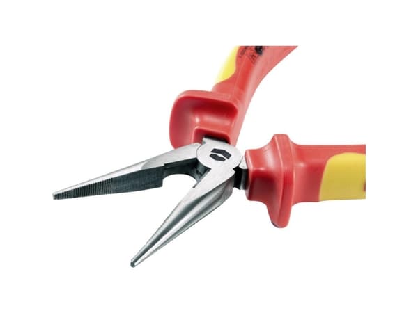 Toolcraft TO-6448056, Nesetang, 5,3 cm, Rød, Gult, 16 cm, 164 g