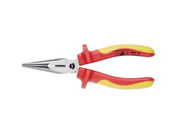 Toolcraft TO-6448056, Nesetang, 5,3 cm, Rød, Gult, 16 cm, 164 g