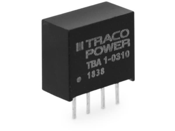 Traco Power TBA 1-0511, 6 mm, 10,1 mm, 11,6 mm, 1,6 g, 1 W, 4.5 - 5.5 V