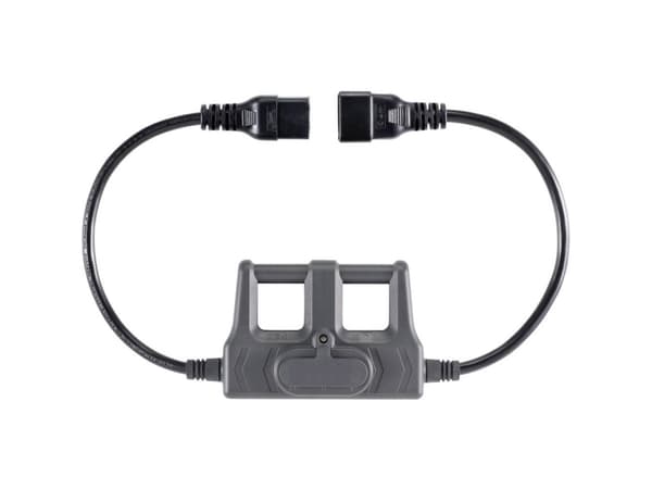 VOLTCRAFT CAA-1L 16 Mittaussovitin verkkopistoke C20 - verkkopistorasia C19 Tummanharmaa (CAA-1L 16)