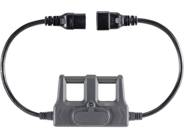 VOLTCRAFT CAA-1L 16 Mittaussovitin verkkopistoke C20 - verkkopistorasia C19 Tummanharmaa (CAA-1L 16)