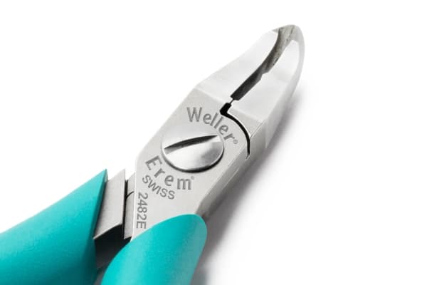 Weller 2482E, Hånd kabelkutter, Blå, Grå, 1,2 mm, 135 mm, 72 g