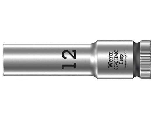 Wera 8790 HMC, Uttag, 1/2", Metrisk, 1 huvuden, 12 mm, 2,2 cm