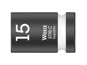 Wera 8790 C, Slaghylsa, Svart, 1 huvuden, 1/2", Metrisk, 15 mm