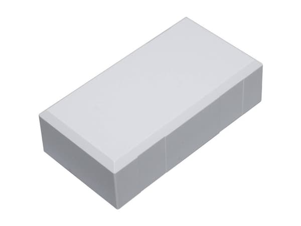 TRU COMPONENTS ESO 1250 Stikkabinet 125 x 67 x 50 Polykarbonat , ABS Lysegrå 1 stk