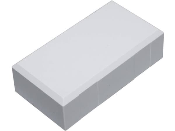 TRU COMPONENTS ESO 1250 Pistorasia 125 x 67 x 50 Polykarbonaatti , ABS Vaaleanharmaa 1 kpl