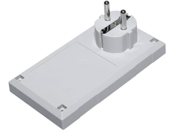 TRU COMPONENTS ESU 1200 E/CEE Pistorasia 125 x 67 x 50 Polykarbonaatti , ABS Vaaleanharmaa 1 kpl