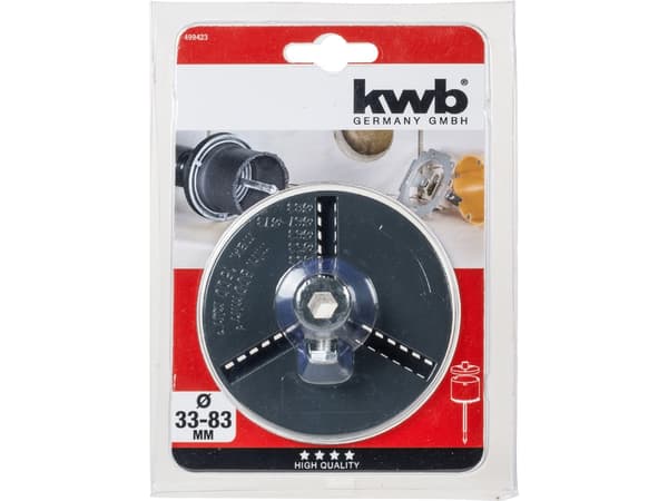 kwb 499423, Hålsågsadapter, 3,3 cm, 8,3 cm