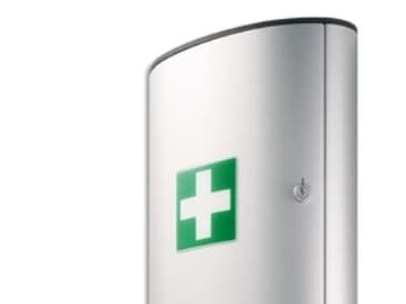 Durable FIRST AID BOX L, Sølv, Aluminium, 302 mm, 118 mm, 400 mm