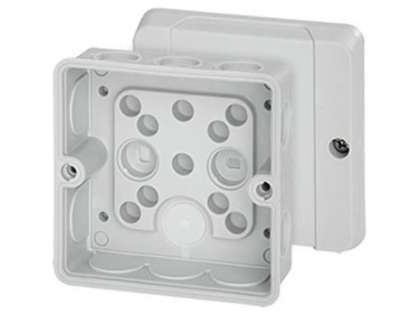 HENSEL Membrandåse 88x88mm 2,5mm² Grå uden klemmer