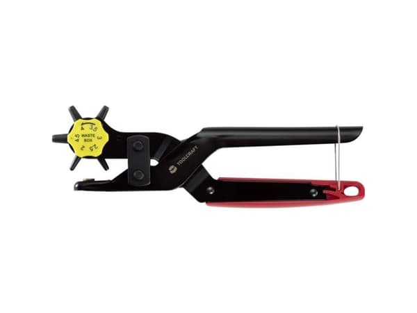 Toolcraft TO-6425610, 23 cm, 380 g, Håltång, Kolstål, Stål, Svart, 6 styck