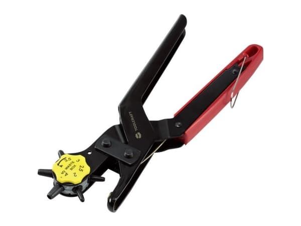 Toolcraft TO-6425610, 23 cm, 380 g, Håltång, Kolstål, Stål, Svart, 6 styck