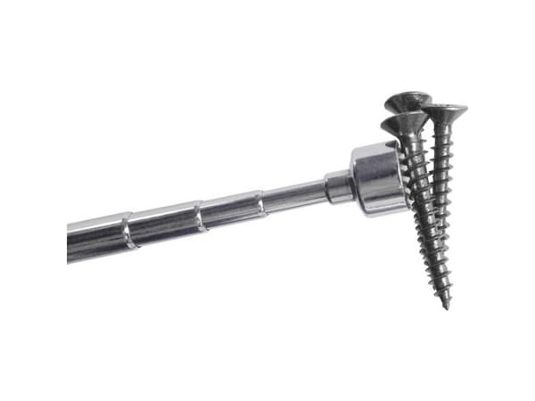 Toolcraft TO-6541704, Magnetisk opplukkingsverktøy, Sølv, 1 stykker, 13 cm