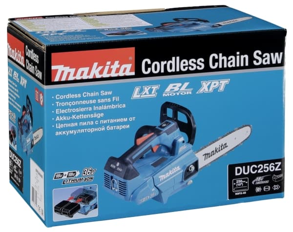 Makita DUC256Z - Motorsag - trådløs - 18 V - uten batteri - 25 cm - 4.6 kg - SOLO