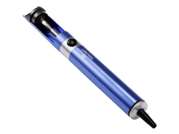 Toolcraft TO-6589509, Juotteenpoistopumppu, Mikä tahansa tuotemerkki, Violetti, 1 kpl, 19,5 cm, 18 mm
