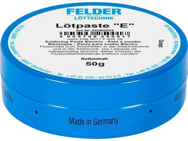 Felder Löttechnik ISO-Flux E Juotospasta Sisältö 1 kpl