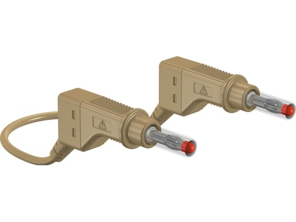 Stäubli XZG425, Testkabel, Brun, PVC, 2.5 mm ², CAT II, PVC