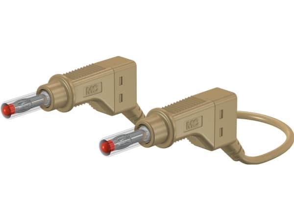 Stäubli XZG425, Testkabel, Brun, PVC, 2.5 mm ², CAT II, PVC