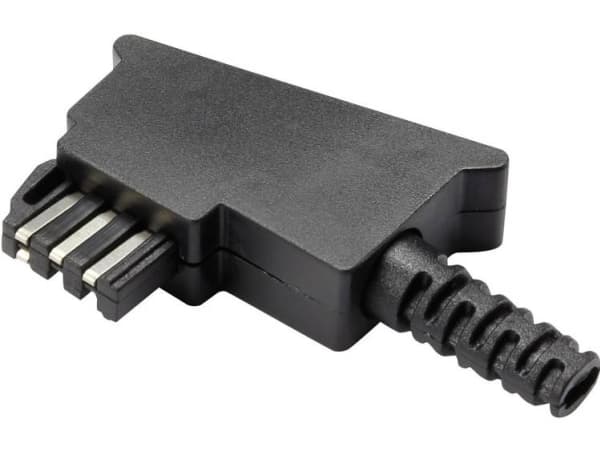 TAE-kit Kontakt, vinklad TRU COMPONENTS GM02F Svart 1 st