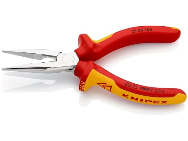 Knipex 25 06 160 SB Fladrundtang 160 mm