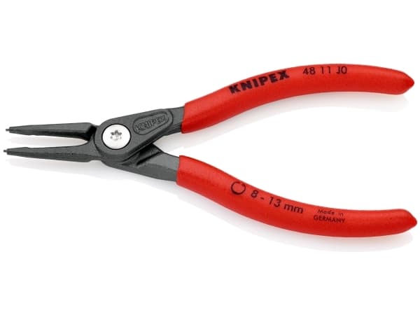 Knipex 48 11 J0 SB Seegeringtang Passer til Indvendige ringe 8-13 mm Spids form lige