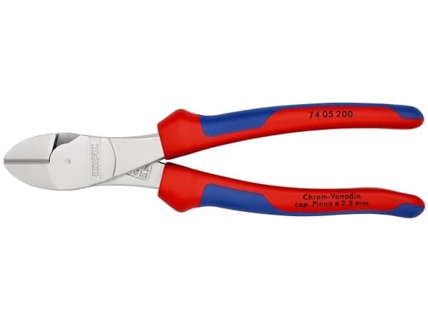 Knipex Knipex-Werk 74 05 200 SB Værksted Kraft-sideskærer med facet 200 mm