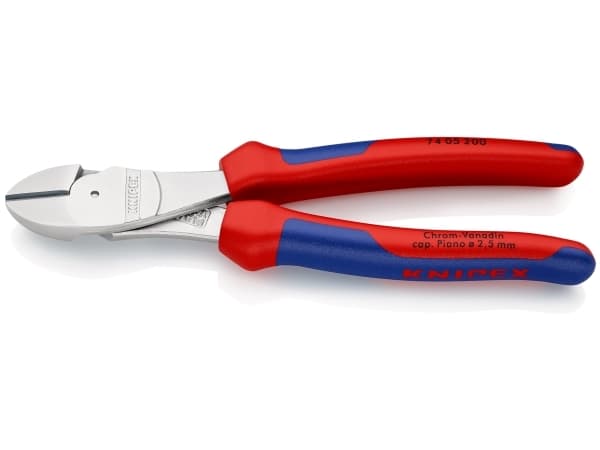 Knipex Knipex-Werk 74 05 200 SB Værksted Kraft-sideskærer med facet 200 mm