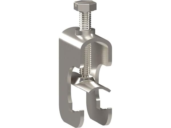 WIBE GROUP Kabelklemme ARX1-12 Zink+ til enkelt kabel - korrosionklasse C4, Højde 45 mm, Bredde 17 mm, Dybde 30 mm, Kabel ø12 mm.