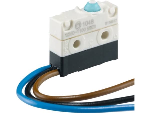 Marquardt pikakosketin 1048.1132 250 V/AC 3 A 1 x Pois/(Päälle) IP67 painike/näppäinpää 1 kpl
