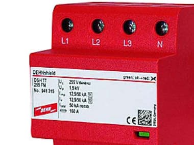 Kombiafleder Type 1 + Type 2 + Type 3 DEHNshield TT 255 FM